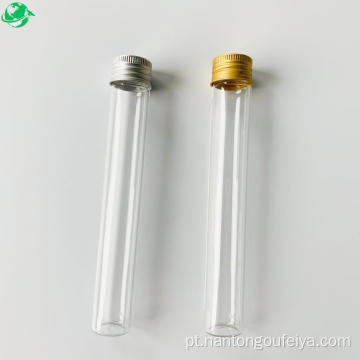 22*116/20mm de tubo pré -rolo de vidro com tampa de parafuso